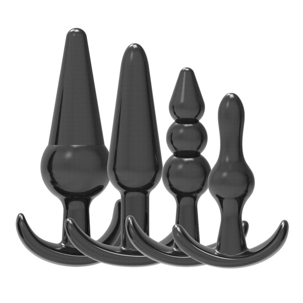 Kit de antrenament pentru dop anal Loving Joy Negru - imagine 2