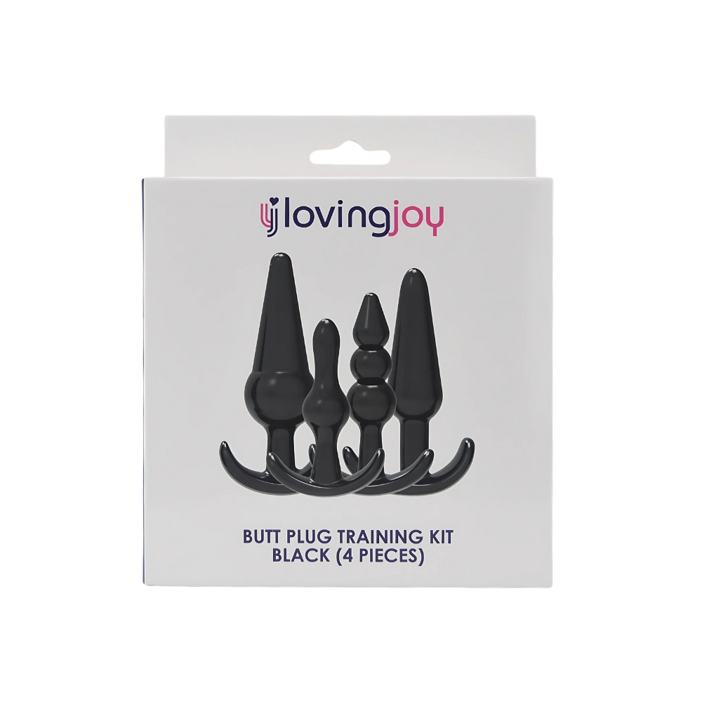Kit de antrenament pentru dop anal Loving Joy Negru - imagine 10