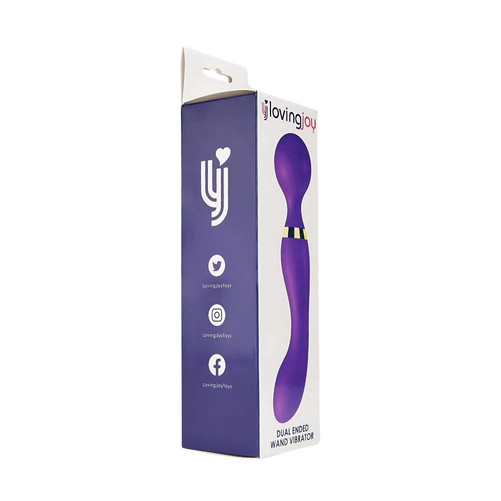 Vibrator cu baghetă cu două capete Loving Joy - imagine 13