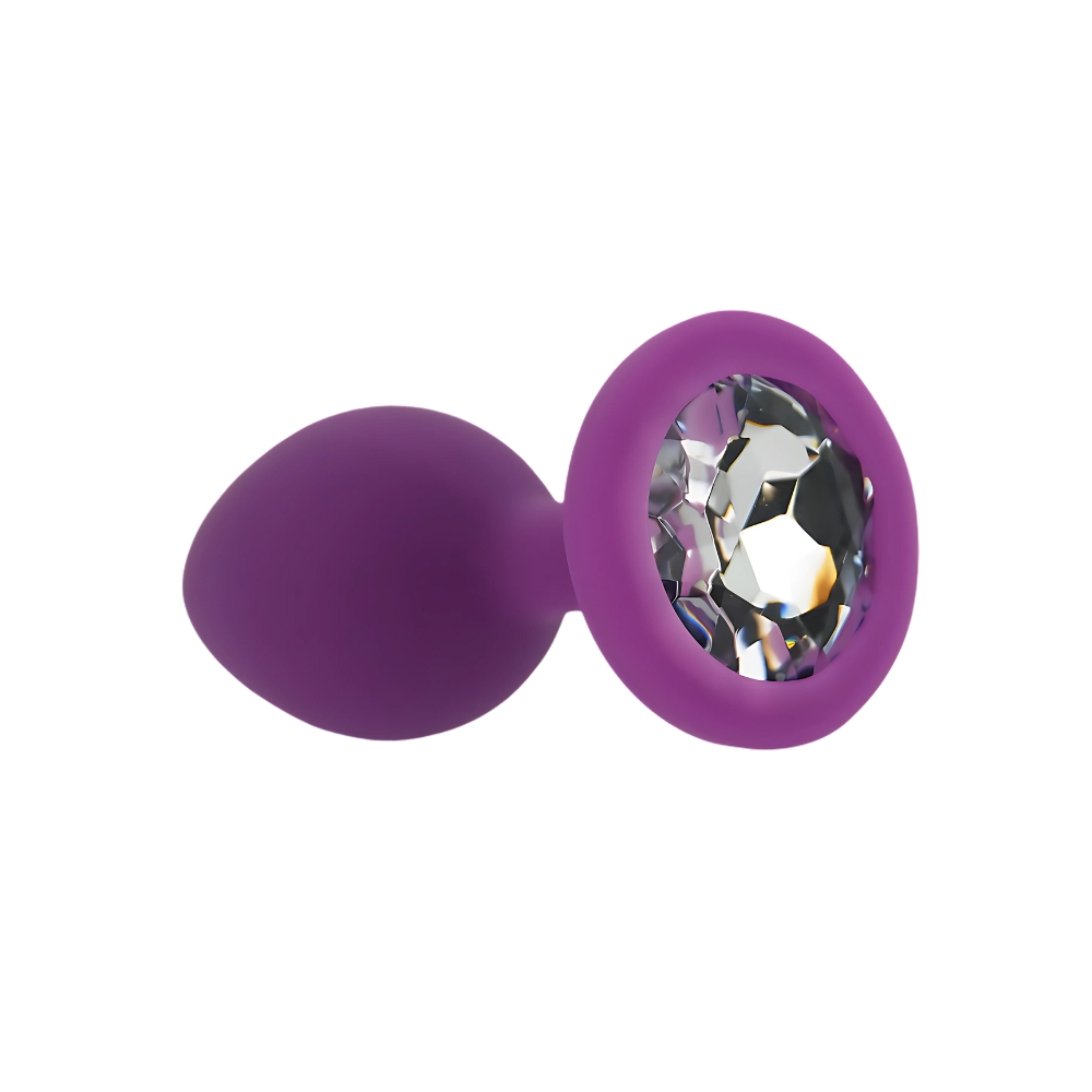 Dop anal din silicon violet Toosh, mic - imagine 5