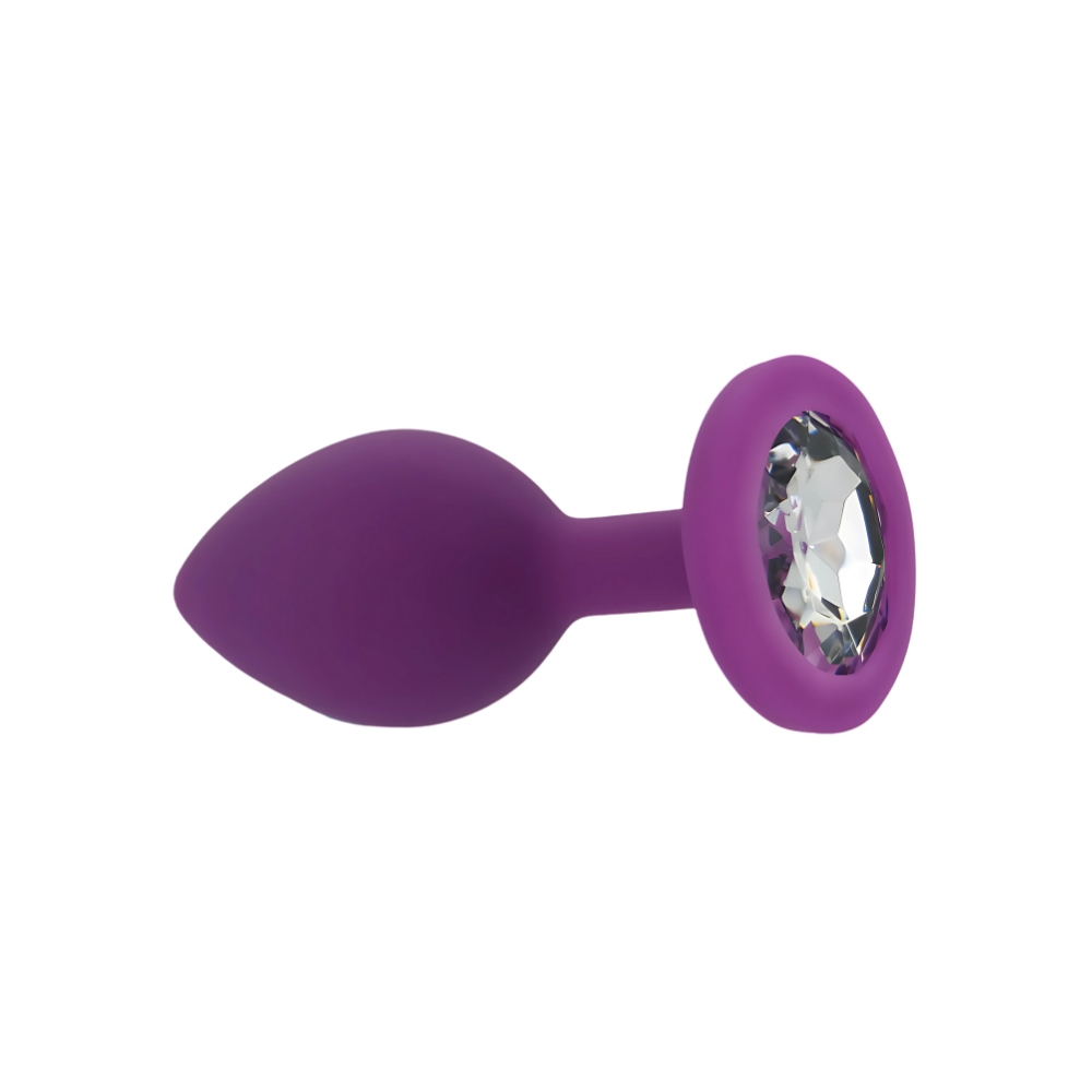 Dop anal din silicon violet Toosh, mic - imagine 4