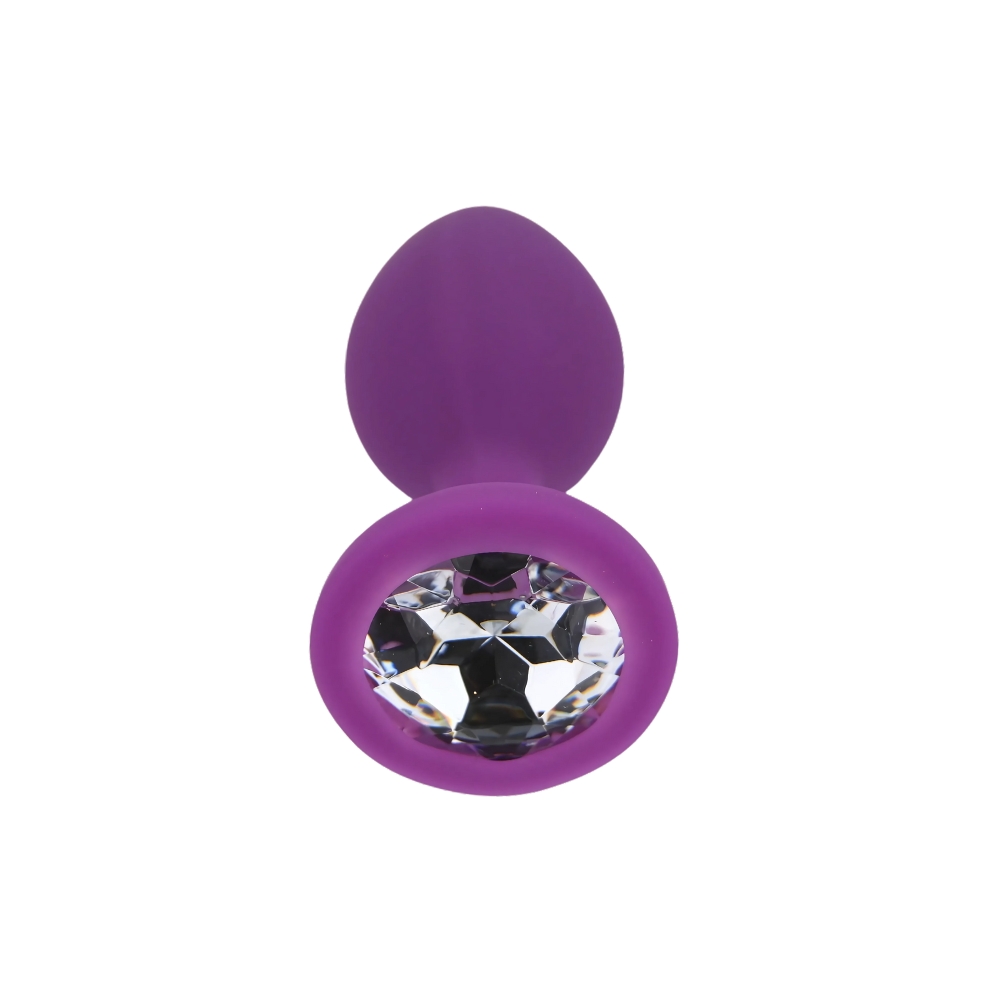 Dop anal din silicon violet Toosh, mic - imagine 6