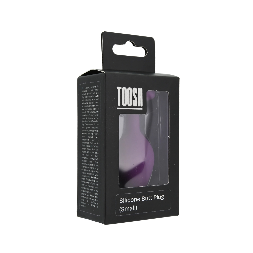 Dop anal din silicon violet Toosh, mic - imagine 9