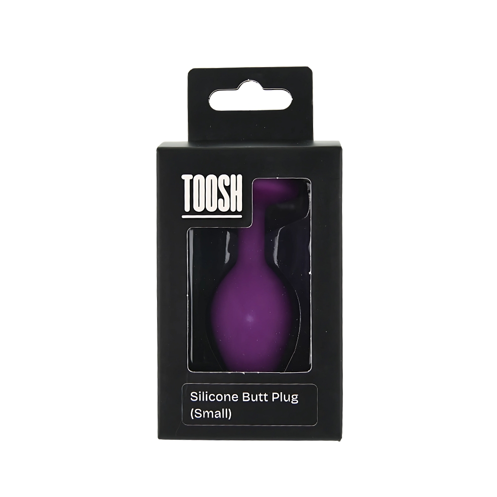 Dop anal din silicon violet Toosh, mic - imagine 8