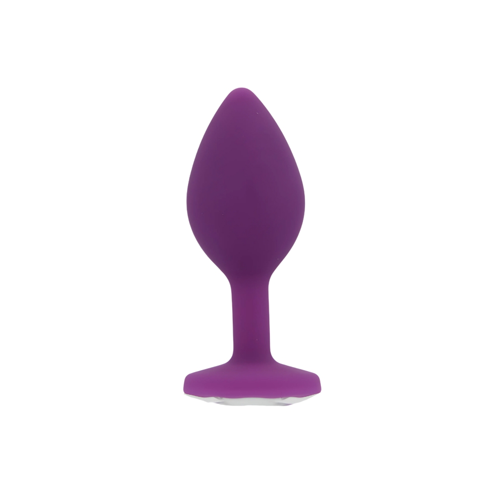 Dop anal din silicon violet Toosh, mic - imagine 2