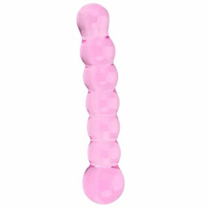 Dildo din sticlă cu nervuri Spectrum