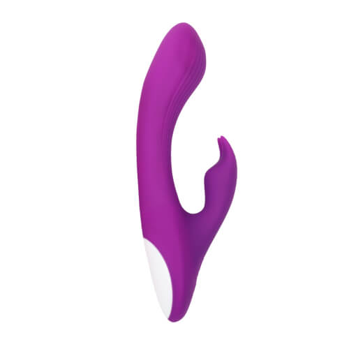 Vibrator flexibil din silicon Loving Joy FLEX, tip iepure - imagine 3