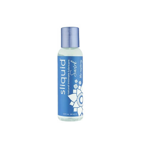 Lubrifianți cu aromă Sliquid Naturals Swirl - Zmeură albastră 59 ml