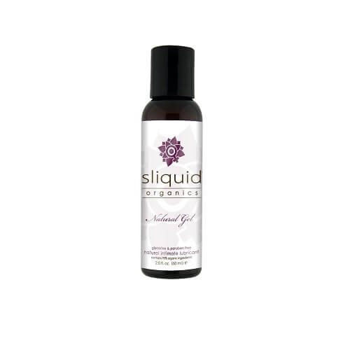 Lubrifiant gros cu gel natural Sliquid Organics, 59 ml