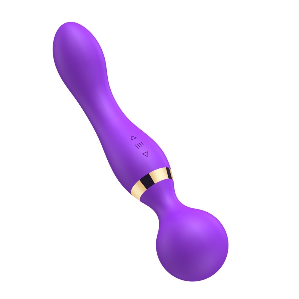 Vibrator cu baghetă cu două capete Loving Joy - imagine 3
