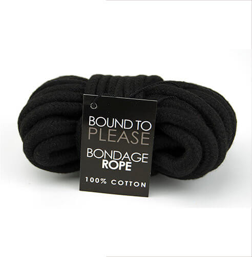 Frânghie de bondage Bound to Please Negru
