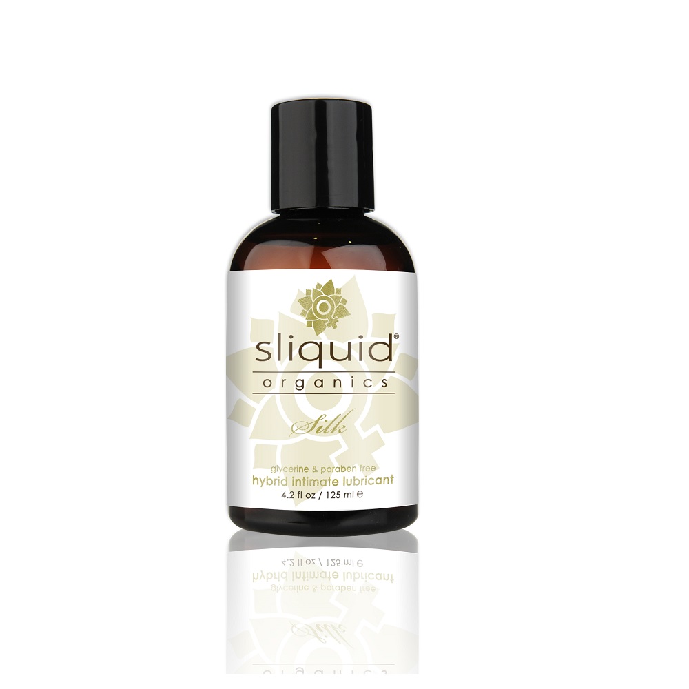 Lubrifiant hibrid Sliquid Organics Silk - 125ml - imagine 2